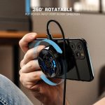 Portable mobile cooling fan for smartphones – ultra-quiet phone cooler for gaming and overheating prevention