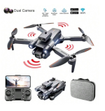 S1S Drone with 720p Wi-Fi Camera & Gesture Control | Foldable Remote Control Drone with Obstacle Avoidance for Beginners