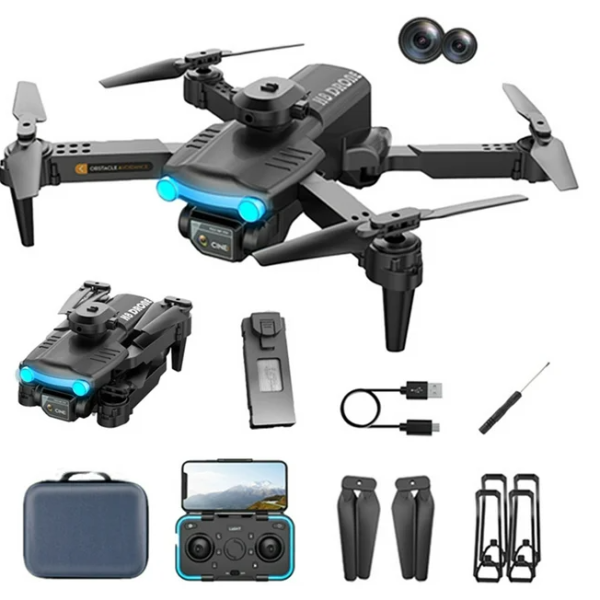 F187 Drone with 480p Wi-Fi Camera & Dual Lens | Foldable Remote Control Drone with Altitude Hold & Obstacle Avoidance